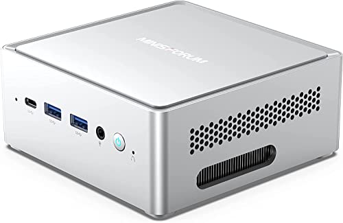 MINIS FORUM Mini-PC NAB6 Intel Core i7-12650H-Prozessor bis zu 4,7 GHz 16 GB RAM 512 GB PCIe4.0 SSD Dual-LAN Desktop-Computer, 2 x HDMI, 3 x USB Typ-C, 4 x USB Typ A, WiFi 6, BT5.2