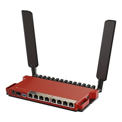 Mikrotik L009UiGS-2HaxD-IN routeur sans fil Gigabit Ethernet Monobande (2,4 GHz) Rouge